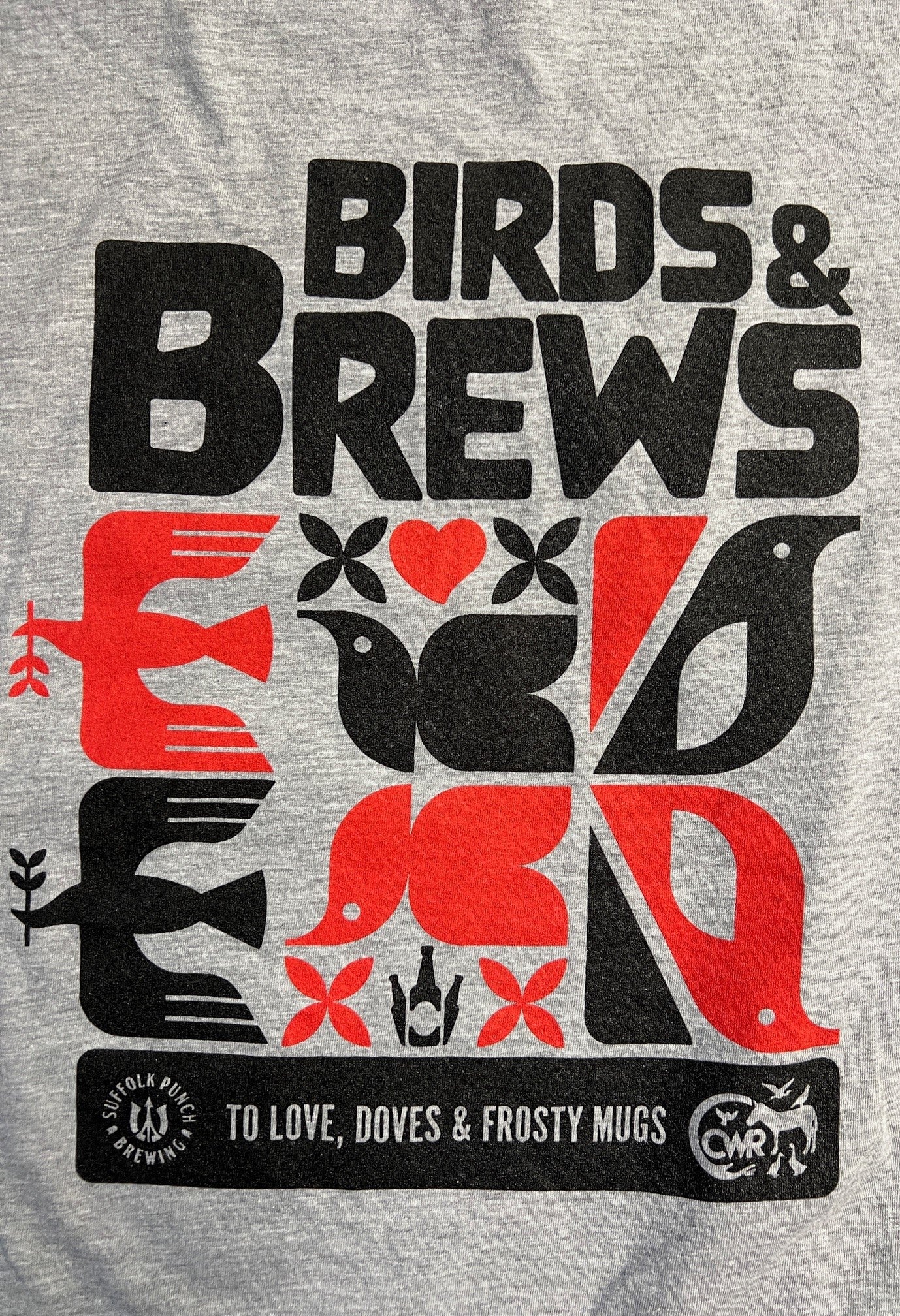 CWR x The Suffolk Punch - Birds & Brews Shirt