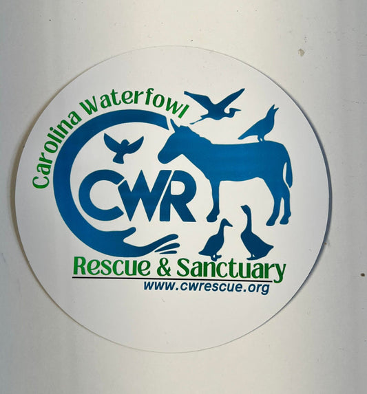 *New* Round CWR Car Magnet