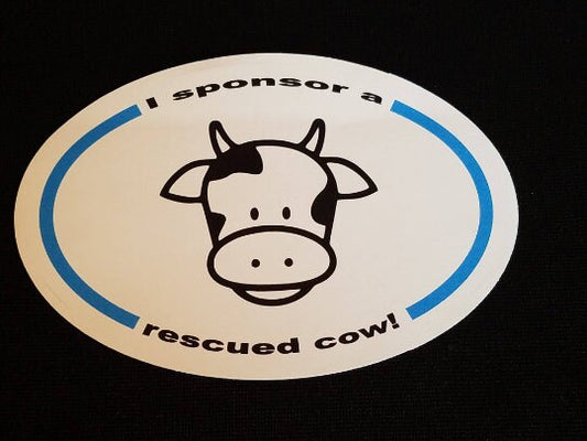 I support a rescued cow